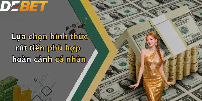 Lựa chọn hình thức rút tiền DEBET phù hợp hoàn cảnh cá nhân