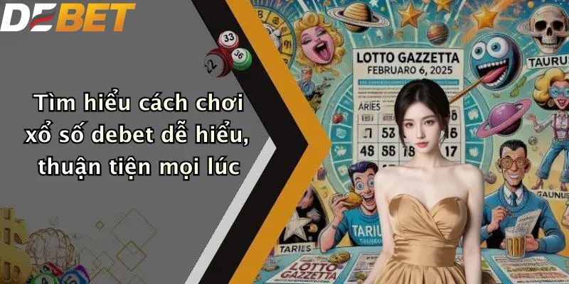 Tìm hiểu cách chơi xổ số DEBET dễ hiểu, thuận tiện mọi lúc